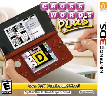 Crosswords Plus (Usa) box cover front